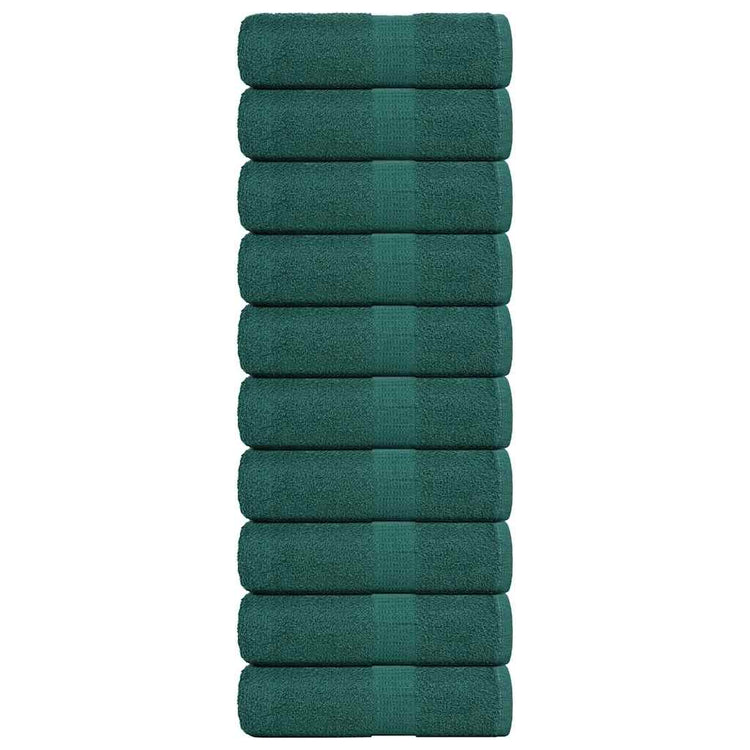 Vidaxl SOAP Wipes 10 ST 30x30 cm 360 g m² 100% coton vert