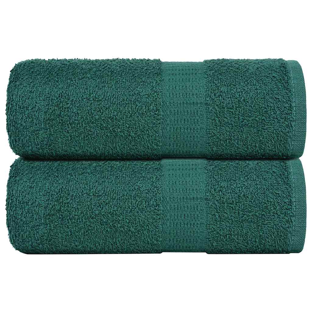 Vidaxl Guest Wipes 2 ST 30x50 cm 360 g m² 100% coton vert