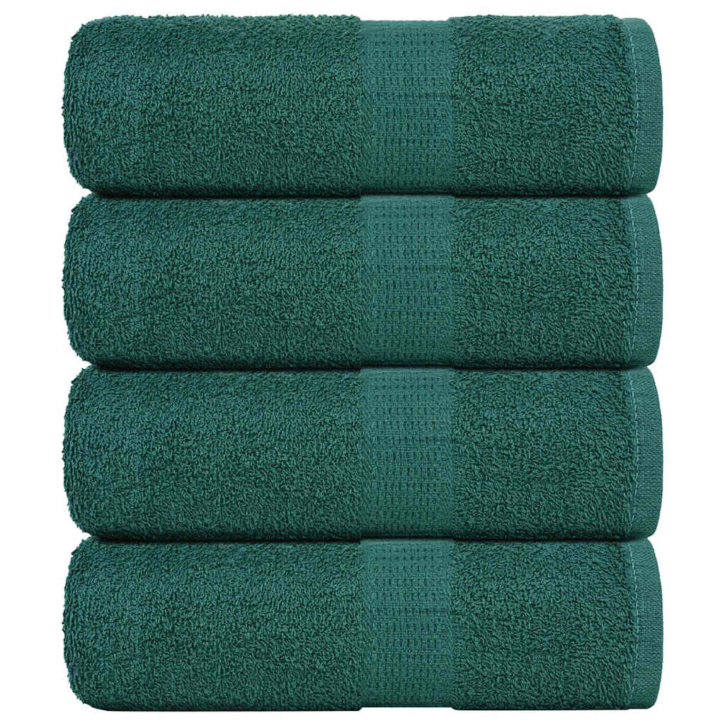 Vidaxl Guest Wipes 4 ST 30x50 cm 360 g m² 100% coton vert