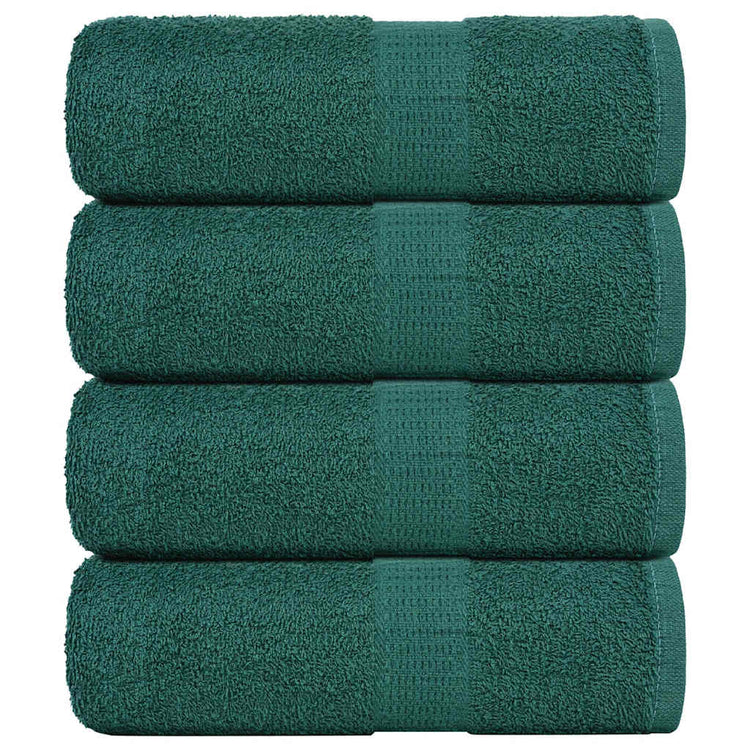 Vidaxl Guest Wipes 4 ST 30x50 cm 360 g m² 100% coton vert