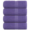 Vidaxl Soap Wipes 4 ST 30x30 cm 360 g m² 100% coton violet