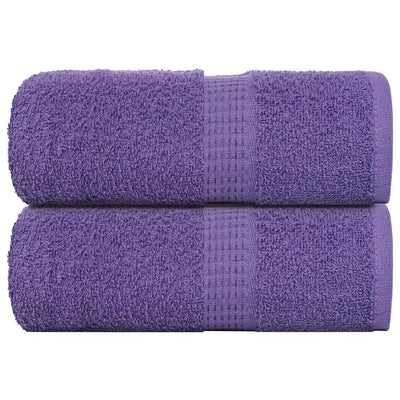 Vidaxl Guest Wipes 2 PCS 30x50 cm 360 g m² 100% coton violet