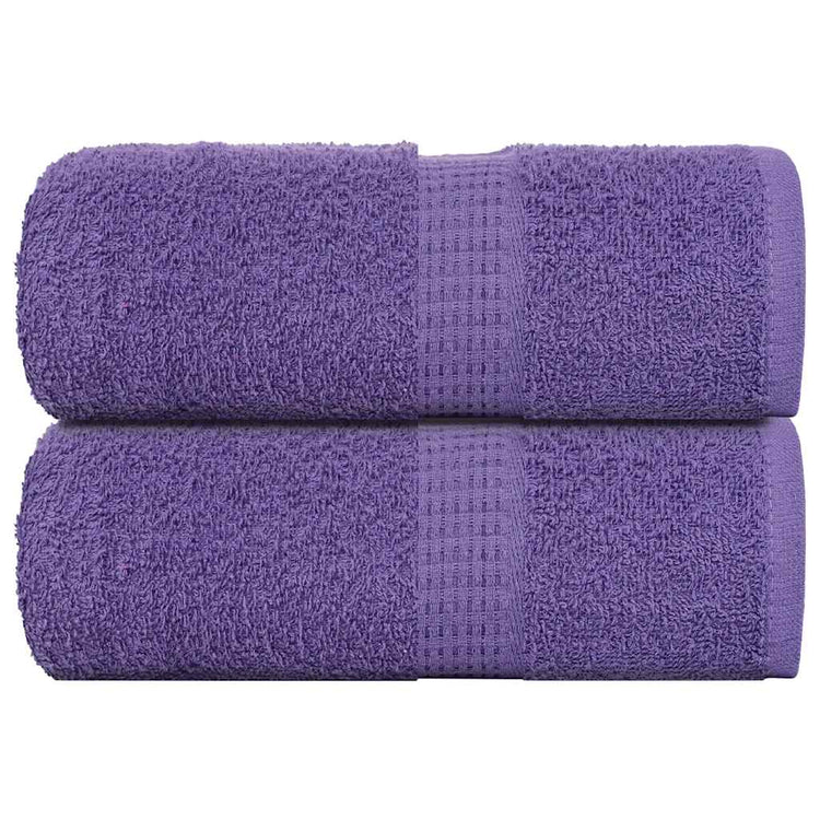 Vidaxl Guest Wipes 2 PCS 30x50 cm 360 g m² 100% coton violet