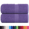 Vidaxl Guest Wipes 2 PCS 30x50 cm 360 g m² 100% coton violet