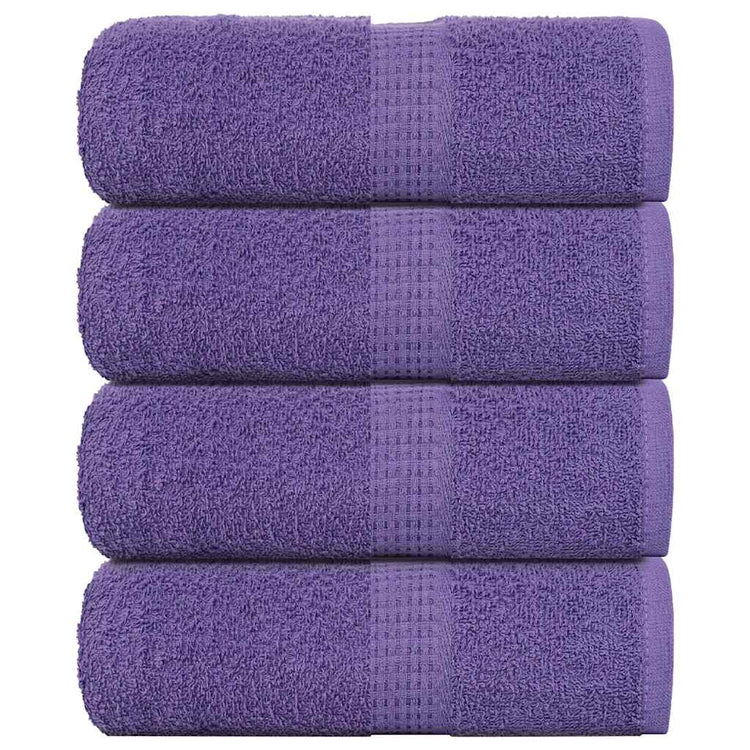 Vidaxl Guest Wipes 4 ST 30X50 CM 360 G M² 100% coton violet