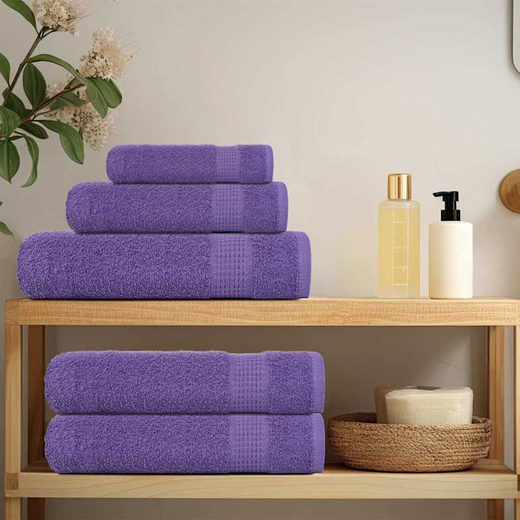 Vidaxl Guest Wipes 4 ST 30X50 CM 360 G M² 100% coton violet