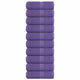 Vidaxl Guest Wipes 10 PCS 30x50 cm 360 g m² 100% coton violet