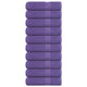 Serviettes Vidaxl 10 ST 50x100 cm 360 g m² 100% coton violet