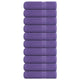 Serviettes de douche vidaxl 10 st 70x140 cm 360 g m² 100% coton violet