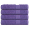 Serviettes Vidaxl 4 PCS 100x200 cm 360 g m² 100% coton violet