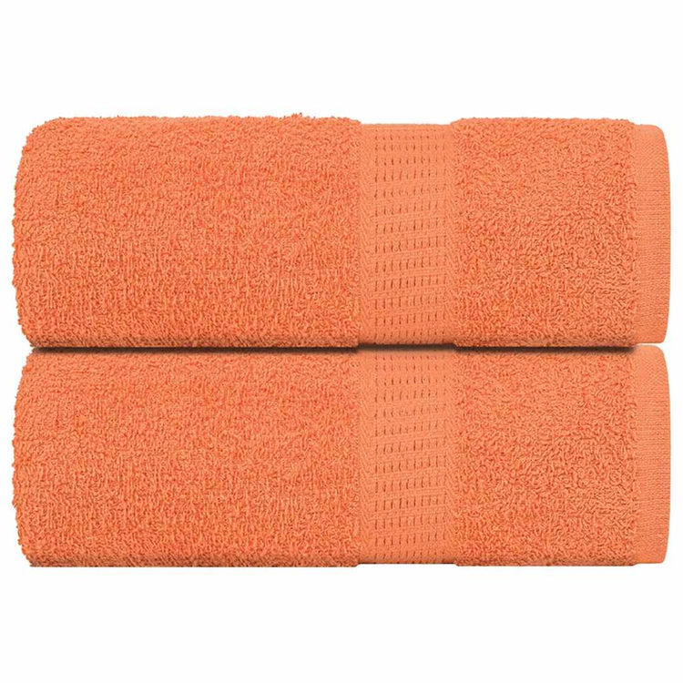 Vidaxl Soap Wipes 2 ST 30x30 cm 360 g m² 100% coton orange
