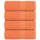 Vidaxl Soap Wipes 4 ST 30x30 cm 360 g m² 100% coton orange