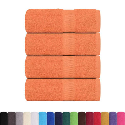 Vidaxl Soap Wipes 4 ST 30x30 cm 360 g m² 100% coton orange