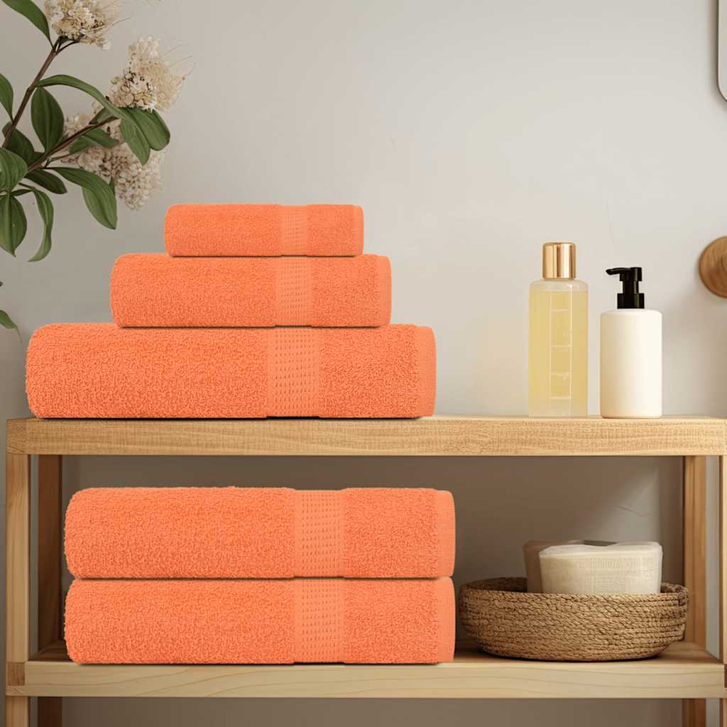 Vidaxl Soap Wipes 4 ST 30x30 cm 360 g m² 100% coton orange