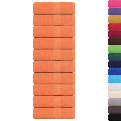 Vidaxl SOAP Wipes 10 ST 30x30 cm 360 g m² 100% coton orange