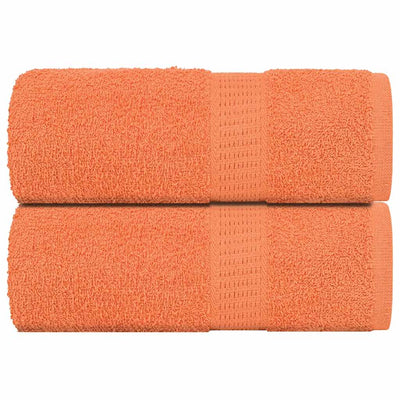 Vidaxl Guest Wipes 2 PCS 30x50 cm 360 g m² 100% coton orange