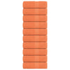 Vidaxl Guest Wipes 10 ST 30x50 cm 360 g m² 100% coton orange