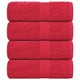 Vidaxl Savap Wipes 4 ST 30x30 cm 360 g m² 100% de coton rouge