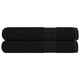 Serviettes de sauna vidaxl 2 ST 80x200 cm 360 g m² 100% coton noir
