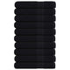 Serviettes sauna vidaxl 10 ST 80x200 cm 360 g m² 100% coton noir