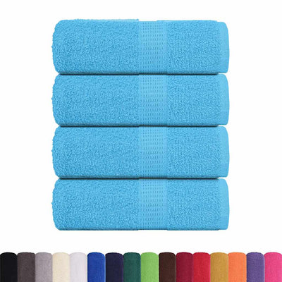Vidaxl Soap Wipes 4 ST 30X30 CM 360 G M² 100% coton Turquoise