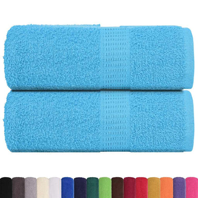 Vidaxl Guest Wipes 2 PCS 30x50 cm 360 g m² 100% coton turquoise