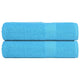 Serviettes Vidaxl 2 ST 50x100 cm 360 g m² 100% coton turquoise