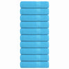 Serviettes de bain vidaxl 10 pcs 100x150 cm 360 g m² 100% coton turquoise