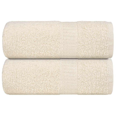 Vidaxl Soap Wipes 2 ST 30X30 CM 360 G M² 100% COTON CRÈME -COLORÉ