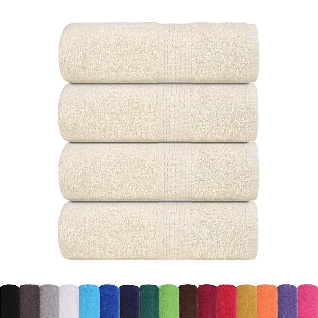 Vidaxl Soap Wipes 4 ST 30x30 cm 360 G M² 100% Colon Crème