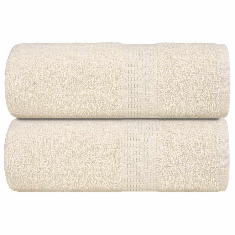 Vidaxl Guest Wipes 2 PCS 30x50 cm 360 g M² 100% Colon Crème -Colored
