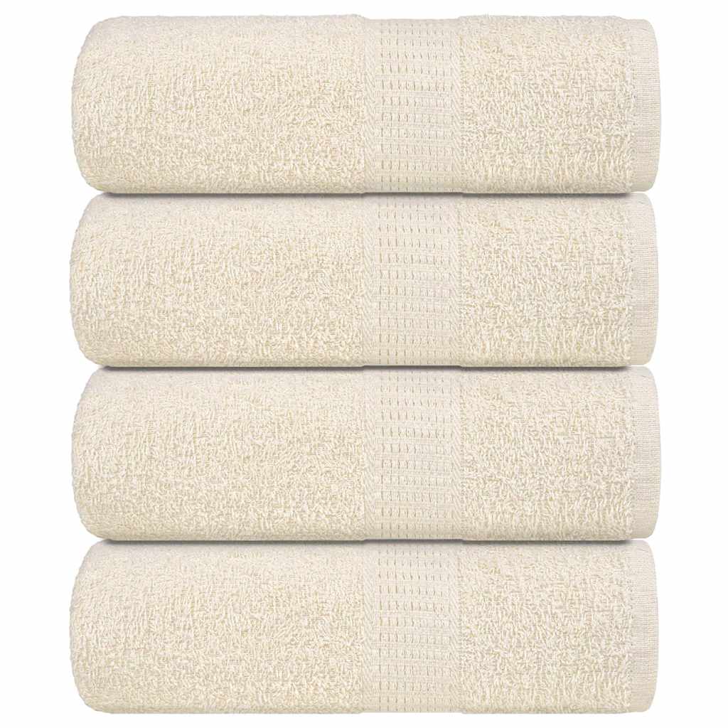 Vidaxl Guest Wipes 4 PCS 30x50 cm 360 g M² 100% Colon Crème