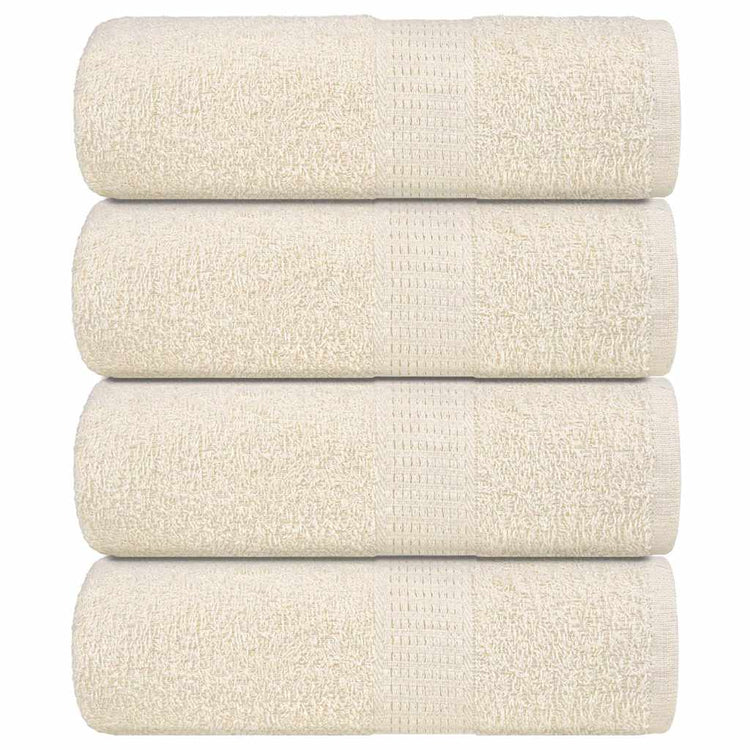 Vidaxl Guest Wipes 4 PCS 30x50 cm 360 g M² 100% Colon Crème