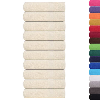 Serviettes Vidaxl 10 ST 50x100 cm 360 g m² 100% de coton -colored-colored