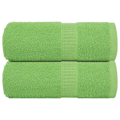 Vidaxl Soap Wipes 2 ST 30x30 cm 360 g m² 100% coton vert pomme