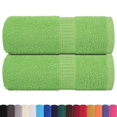 Vidaxl Soap Wipes 2 ST 30x30 cm 360 g m² 100% coton vert pomme
