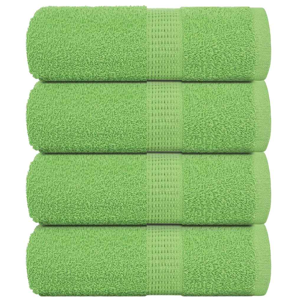 Vidaxl Soap Wipes 4 ST 30x30 cm 360 g m² 100% coton vert pomme