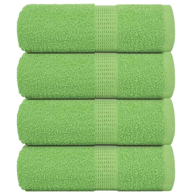 Vidaxl Soap Wipes 4 ST 30x30 cm 360 g m² 100% coton vert pomme