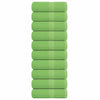 Vidaxl Soap Wipes 10 ST 30x30 cm 360 g m² 100% coton vert pomme