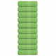 Vidaxl Soap Wipes 10 ST 30x30 cm 360 g m² 100% coton vert pomme