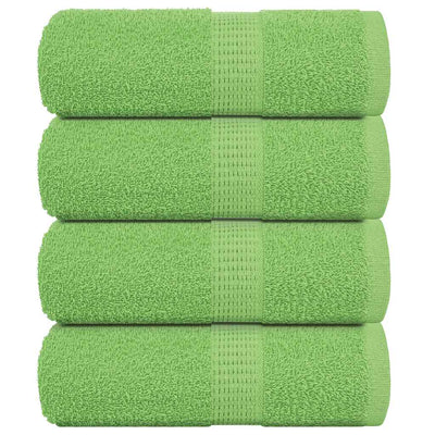 Vidaxl Guest Wipes 4 PCS 360 g m² 360 g m² 100% coton vert pomme