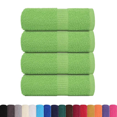 Vidaxl Guest Wipes 4 PCS 360 g m² 360 g m² 100% coton vert pomme