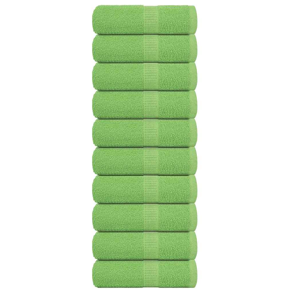 Vidaxl Guest Wipes 10 PCS 360 G M² 360 G M² 100% coton vert pomme