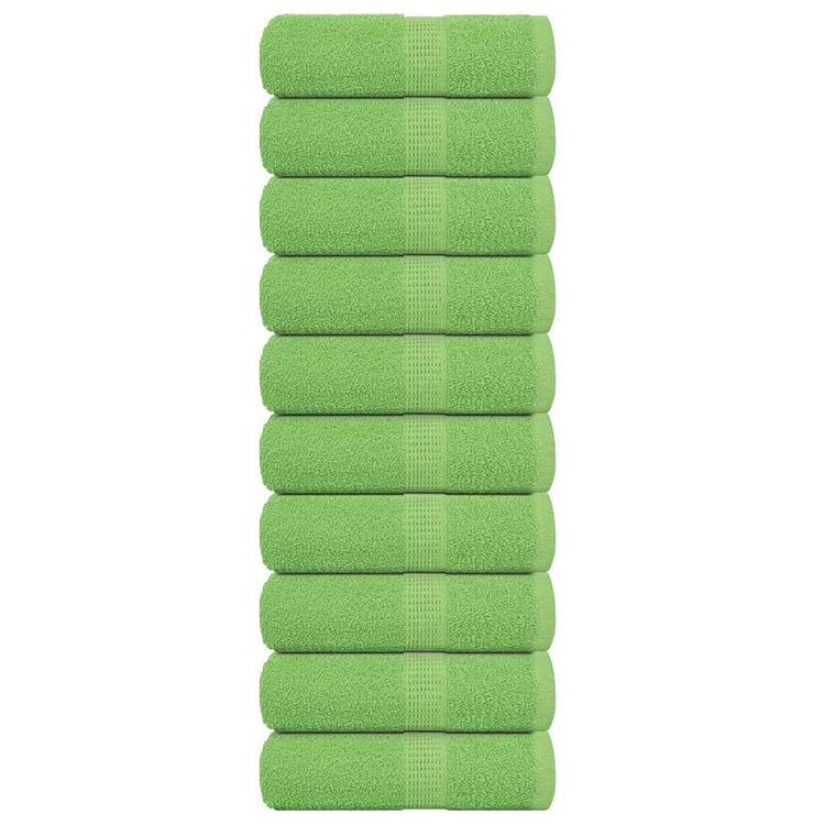 Vidaxl Guest Wipes 10 PCS 360 G M² 360 G M² 100% coton vert pomme