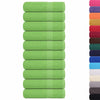 Serviettes de douche vidaxl 10 st 70x140cm 360 g m² 100% coton vert pomme