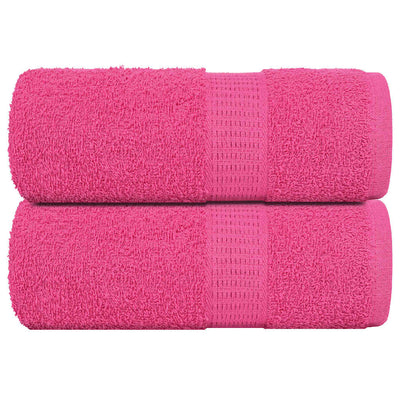 Vidaxl Soap Wipes 2 ST 30x30 cm 360 g m² 100% coton rose