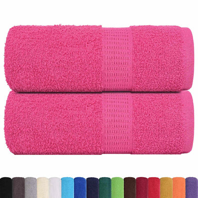 Vidaxl Soap Wipes 2 ST 30x30 cm 360 g m² 100% coton rose