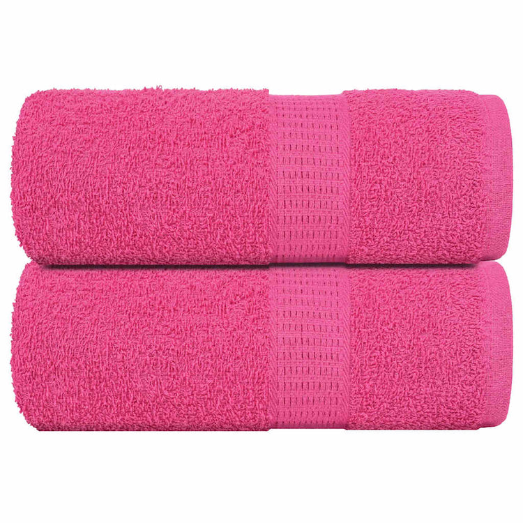 Vidaxl Guest Wipes 2 ST 30x50 cm 360 g m² 100% coton rose