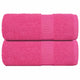 Vidaxl Guest Wipes 2 ST 30x50 cm 360 g m² 100% coton rose