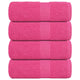 Vidaxl Guest Wipes 4 PCS 30x50 cm 360 g m² 100% coton rose